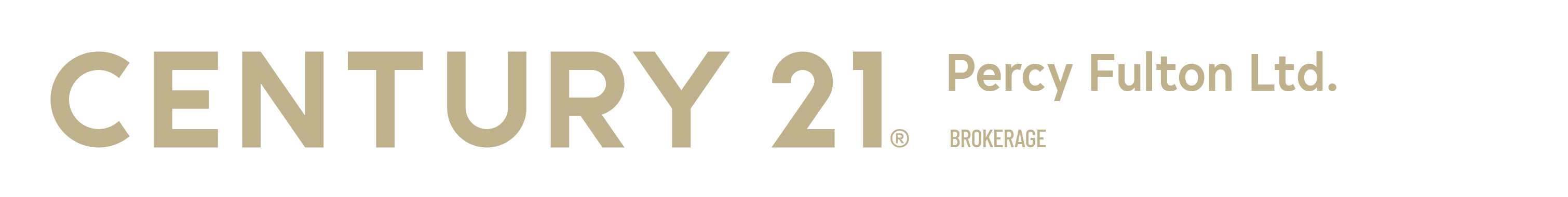 C21 Percy Fulton Logo ONE LINE GOLD